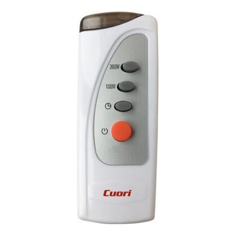 Convector de pared Cuori Brucia 2000W con control remoto Gris