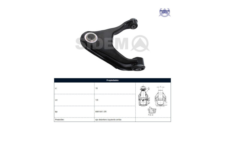 Parilla De Suspension Delantera Mitsubishi L200 15-25 Izq Parilla De Suspension Delantera Mitsubishi L200 15-25 Izq