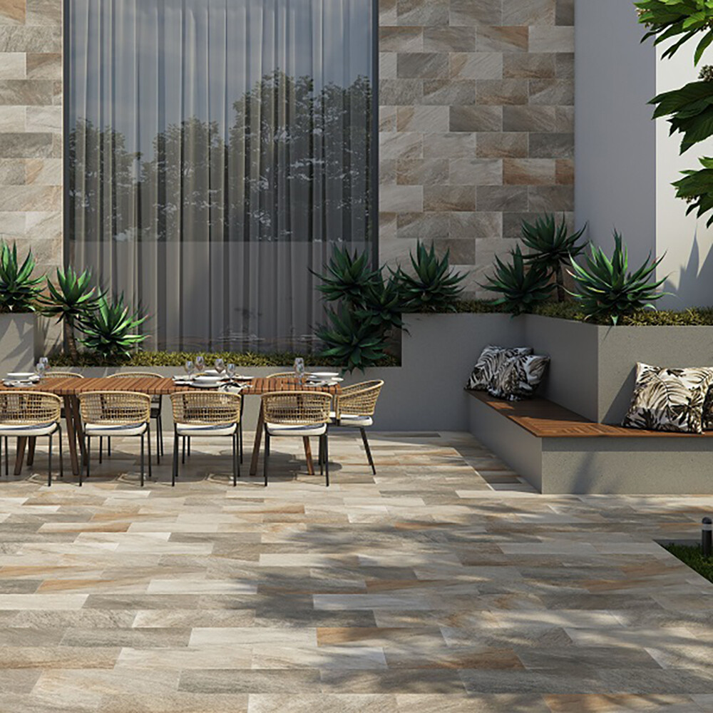 PORCELANATO PARA EXTERIOR VILLA ORO "A" 30X60 CM Porcelanato Para Exterior Villa Oro "a" 30x60 Cm