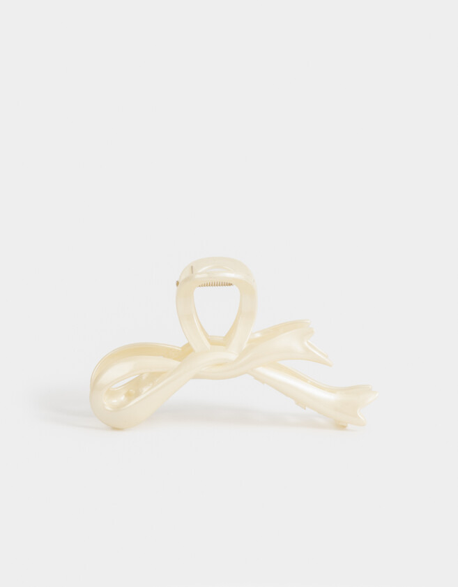 Broche Con moño Broche Con Moño Crudo - Blanco Crudo