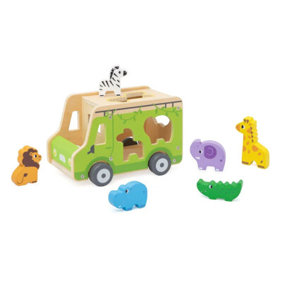 Camión de Juguete Safari Madera VIGA Camión de Juguete Safari Madera VIGA
