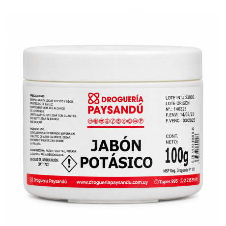 Jabón potásico 100g Jabón potásico 100g
