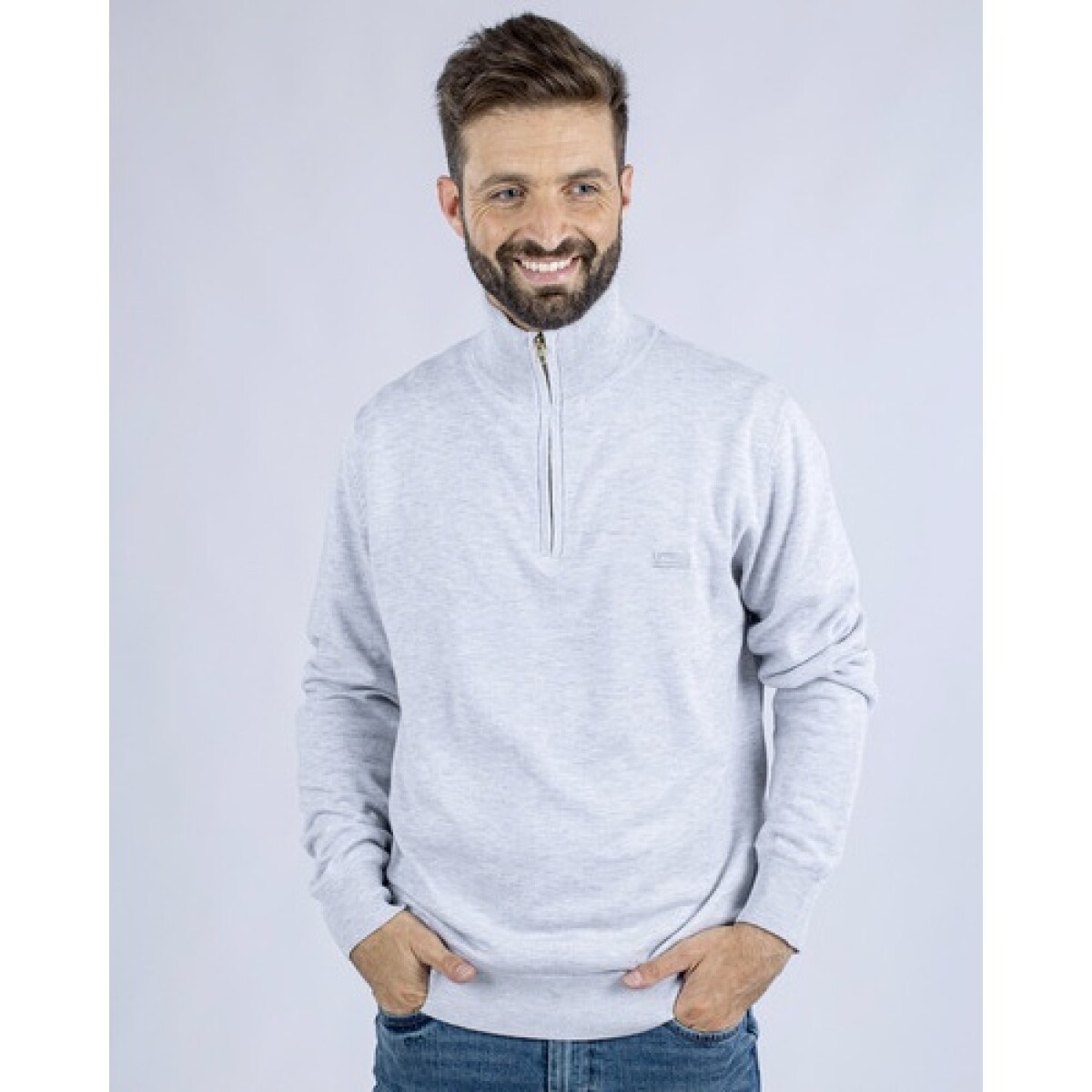 Buzo para hombre medio cierre UFO Bedford Gris - S 