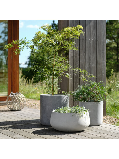 Maceta TERASSE Ø44/36 2u/set gris Maceta TERASSE Ø44/36 2u/set gris