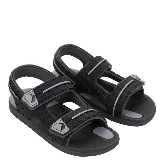 Sandalias Infantiles Rider Line Plus II Gris - Negro
