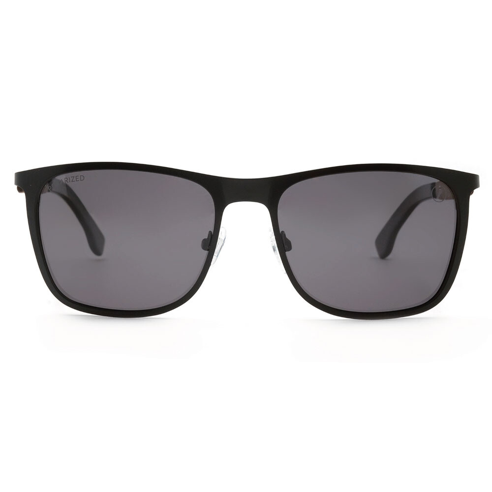 Lentes De Sol Bambu E Madeira Cuadrado - Unisex Negro/Negro