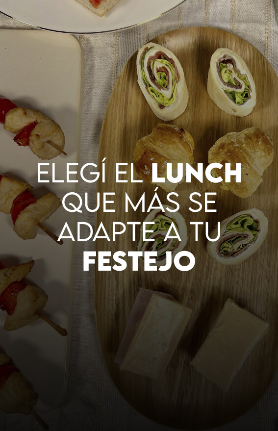 Home Banner Doble - Elegi el Lunch que más se adapte a tu festejo