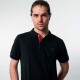 Remera Piqué Black