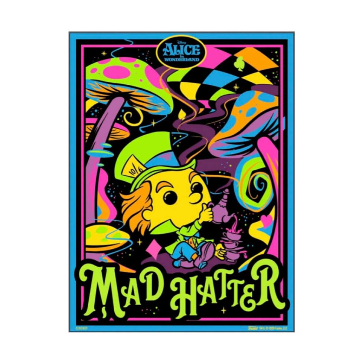Sombrerero loco poster Funko glows in the dark - Alice in Wonderland 