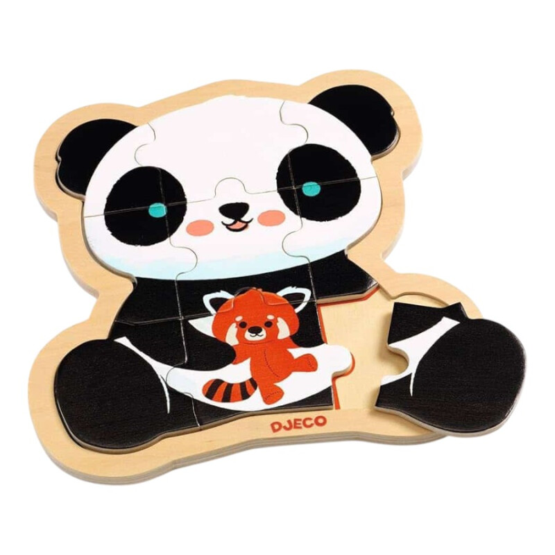 Puzzle Panda 9 Piezas +2 Djeco Puzzle Panda 9 Piezas +2 Djeco