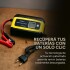 Cargador Bateria Inteligente Auto Moto Lancha Premium 14.6V® Color Amarillo