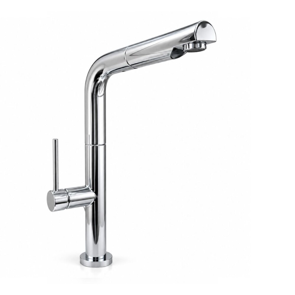 Grifería de cocina Monocomando de mesada extensible Vetta Cromado Brillante Grifería De Cocina Monocomando De Mesada Extensible Vetta Cromado Brillante