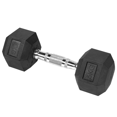 Mancuerna Hexagonal Active 5 Kg Negro