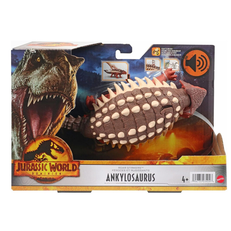 Dinosaurio Roar Strikers Ankylosaurus Jurassic World Dominion Dinosaurio Roar Strikers Ankylosaurus Jurassic World Dominion