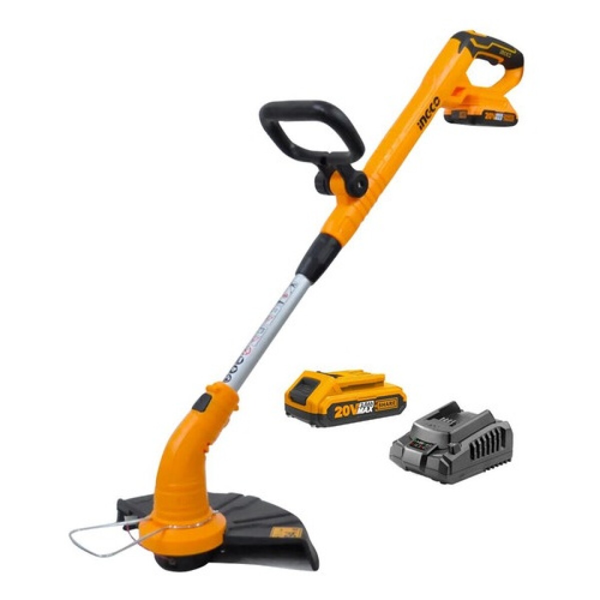 Bordeadora inalámbrica Ingco a batería 20V - Anaranjado 