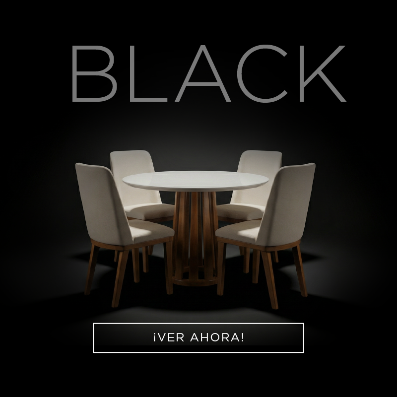 JUEGOS DE COMEDOR - BLACK EXTENDIDO