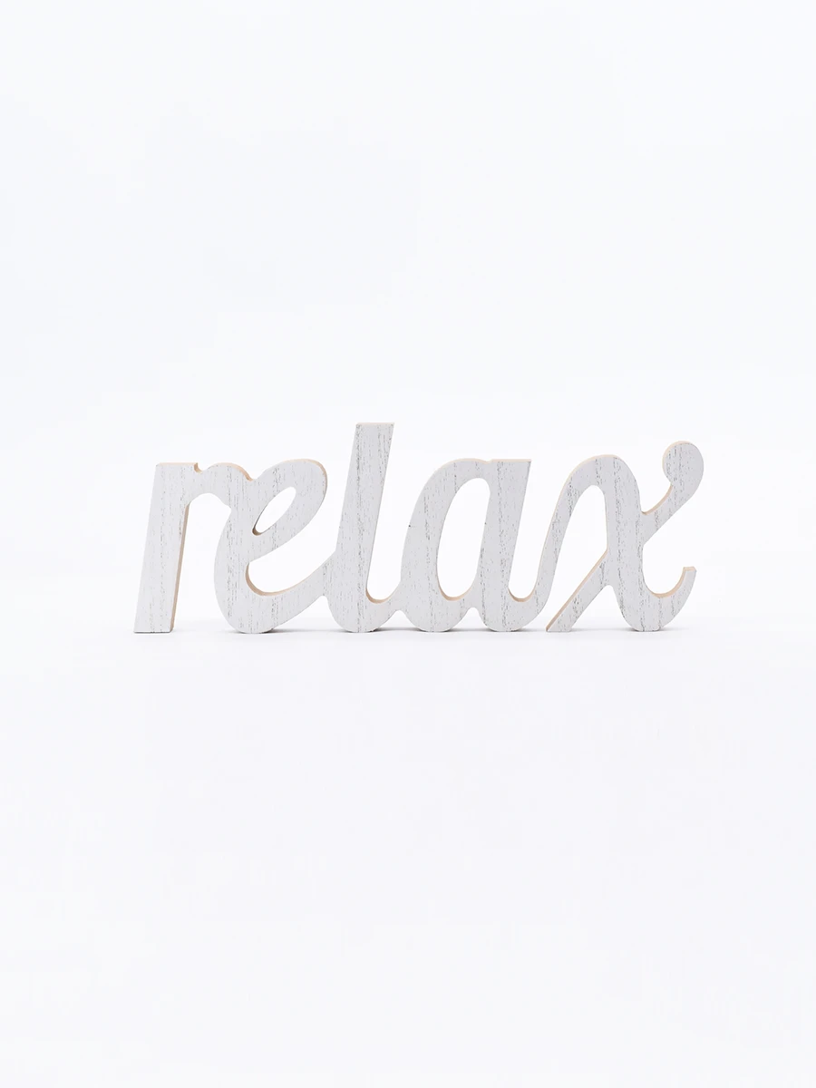 CARTEL RELAX - BLANCO 
