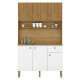 Cocina Style Freijó Supremo Ripado Kits Paraná 6 Puertas Cocina Style Freijó Supremo Ripado Kits Paraná 6 Puertas