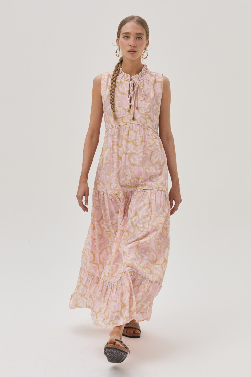 Vestido Gardenia Rosa Claro