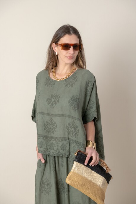 BLUSA SELENA Verde seco