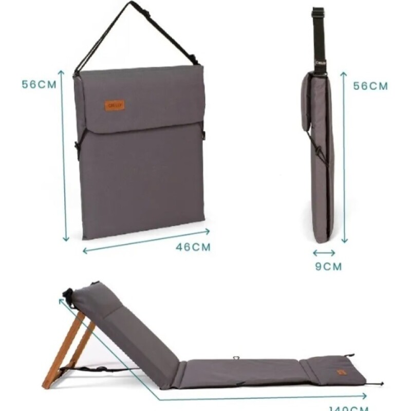 Reposera Chilly Gris Reposera Chilly Gris