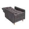 Sofa Cama Montreal 1 Cuerpo Con Puff Gris Sofa Cama Montreal 1 Cuerpo Con Puff Gris