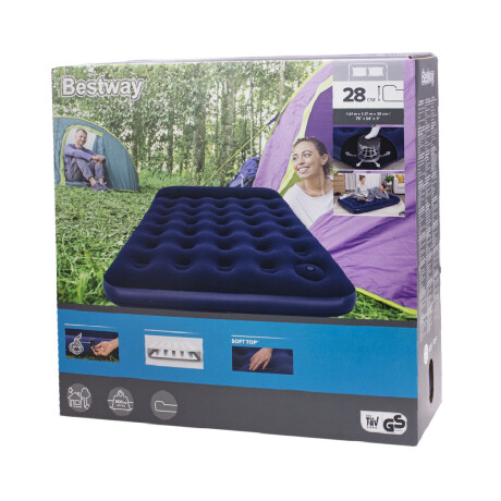 Colchón Inflable Bestway 2 Plazas Con Almohada 001