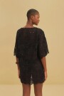 VESTIDO TUNICA CORTO Negro