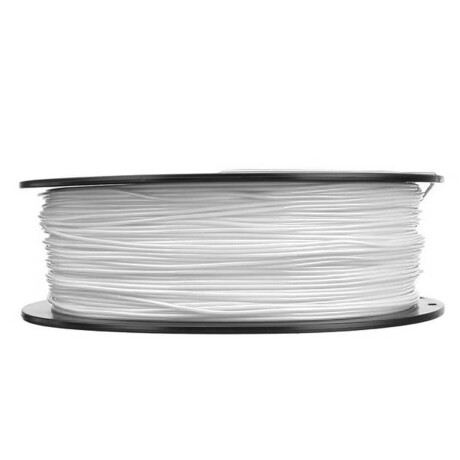 Filamento 3D PETG 1.75mm 1 Kg Para Impresora 3D Blanco