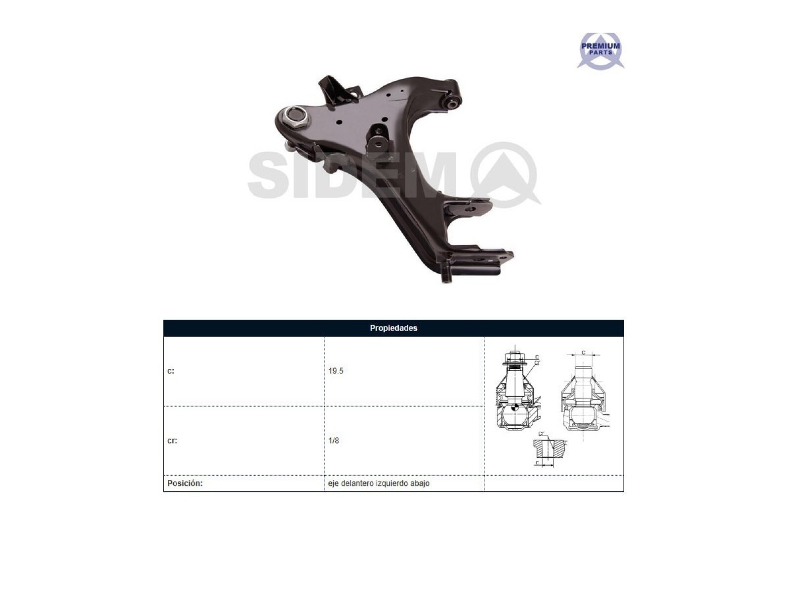Parilla De Suspension Delantera Nissan D22 98-25 Izq 