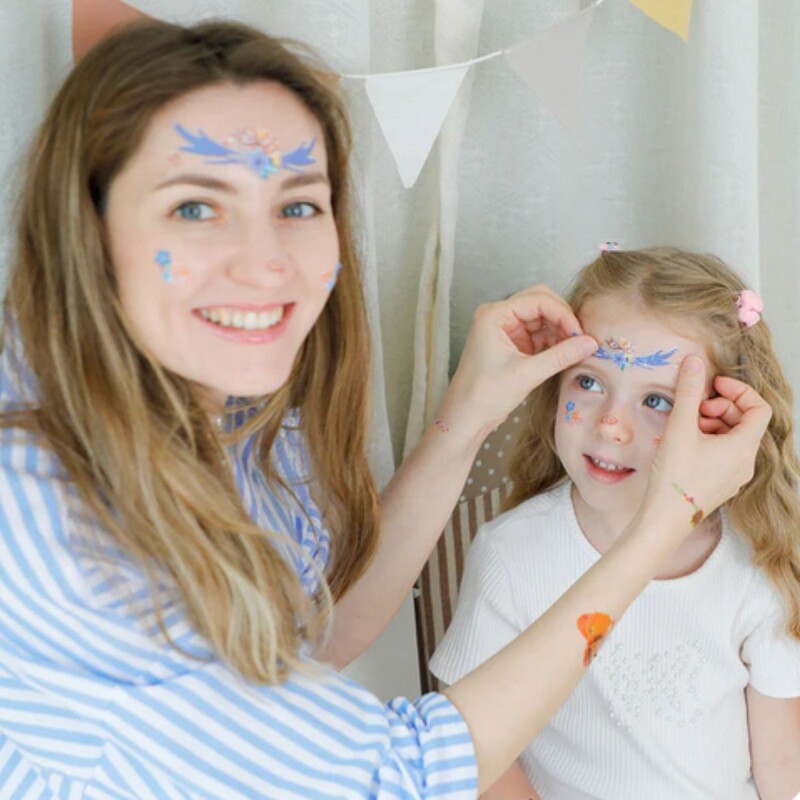 Tatuajes y stickers faciales temporales para niños Animales