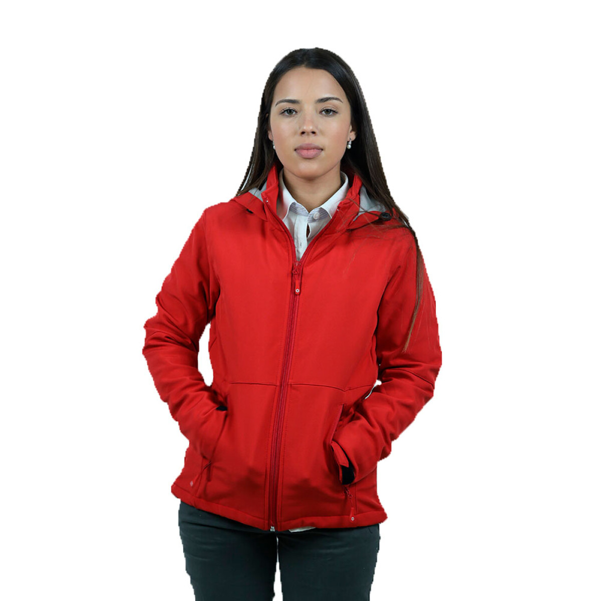 Campera Neopreno Dama - Rojo 