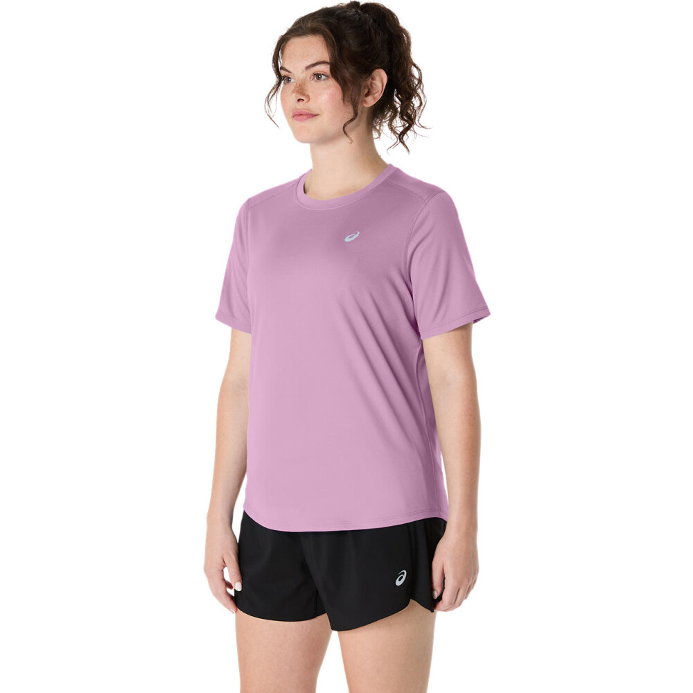 Polo Running Asics Silver SS Top Mujer Hazy Lilac