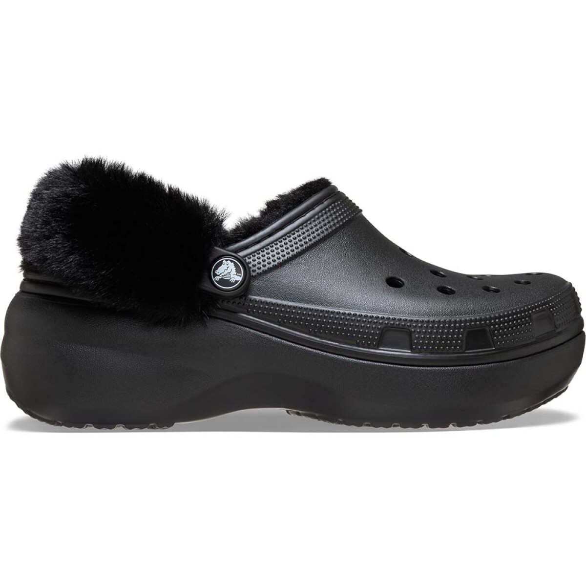 Classic Platform Fuzz Lined Clog W 