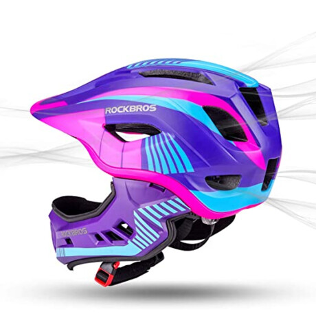 Casco Rockbros Infantil Para Bicicleta Diseño 2 en 1 001