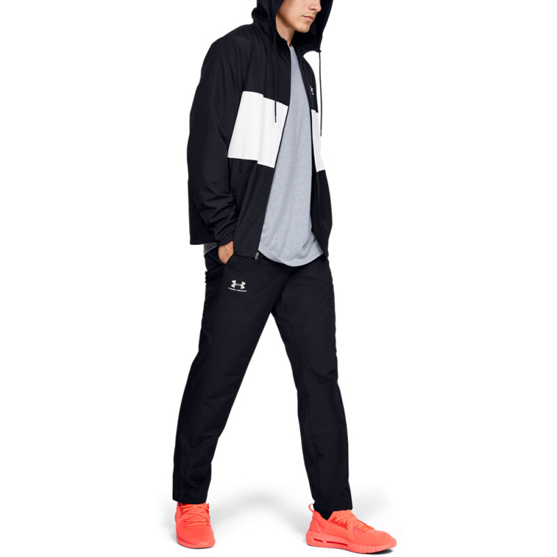 UA VITAL WOVEN PANTS-GRY BLK-001