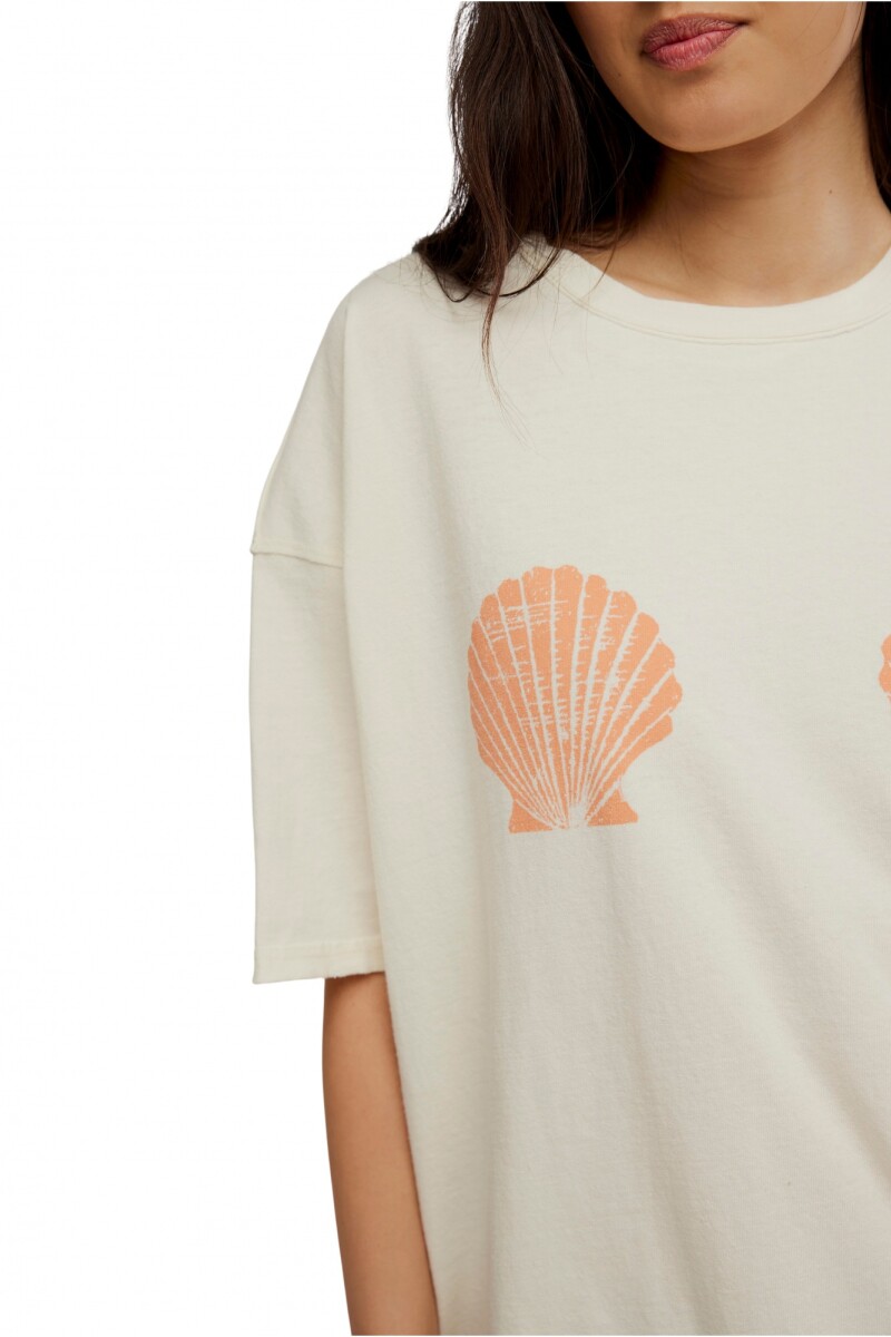 REMERA SHELL Marfil