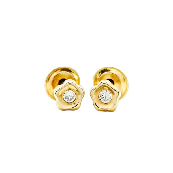 Abridores Flor-Oro Bajo-Zirconia-AB8031 Conpiedra