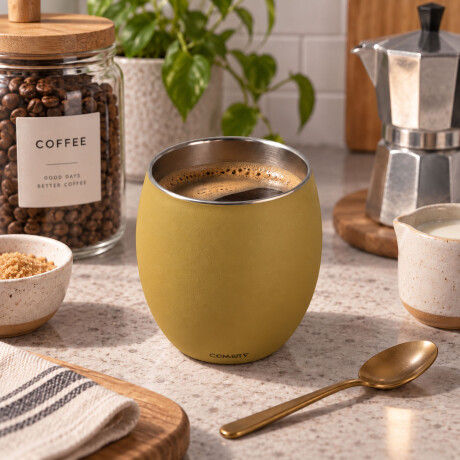 Mate Comet en Acero Inox de Doble Pared Vaso Térmico 250ml Tostado