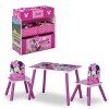 Set juego de mesa y organizador Minnie Mouse Disney Set juego de mesa y organizador Minnie Mouse Disney