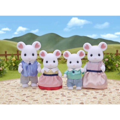 Familia Ratón Marshmallow Familia Ratón Marshmallow