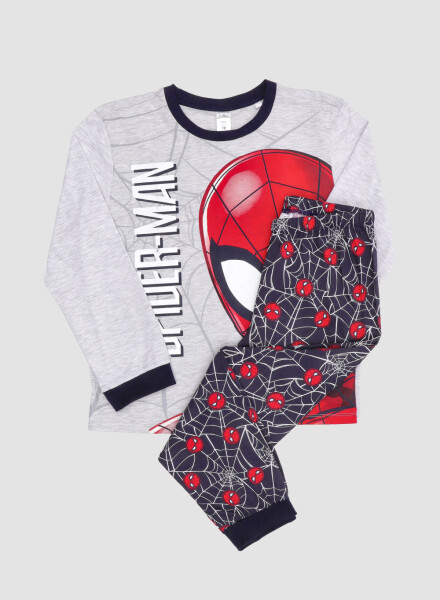 Pijama spiderman grey Gris