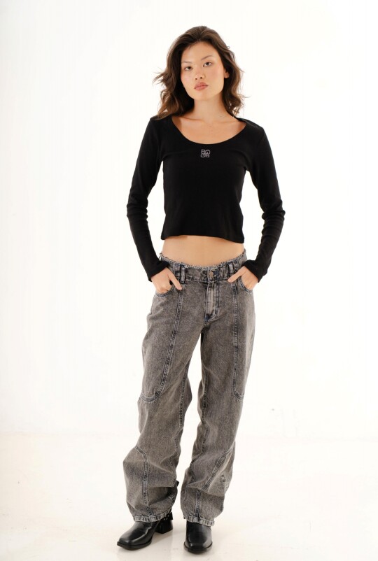 Pantalón New Brick Gris