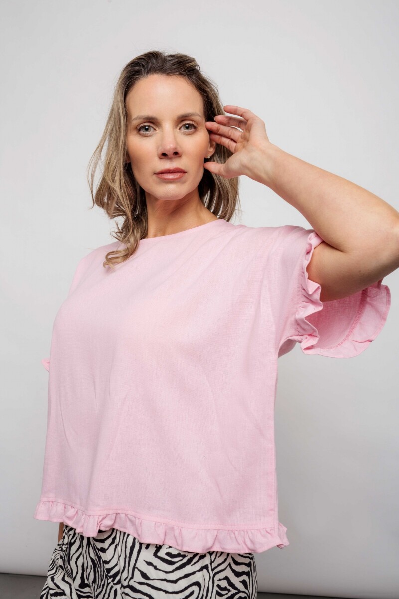 Blusa Teresa Rosado