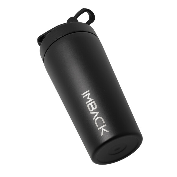 Vaso Termico Proteina Mezclador 650ml Shaker Acero Inoxidable Ss304 Batidos Con Tapa Imback Color Negro Vaso Termico Proteina Mezclador 650ml Shaker Acero Inoxidable Ss304 Batidos Con Tapa Imback Color Negro