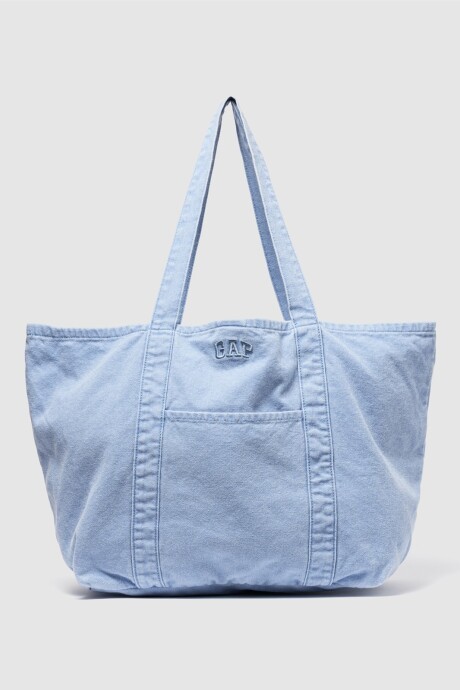 Bolso Tote Logo Gap Mujer Moonstone Blue
