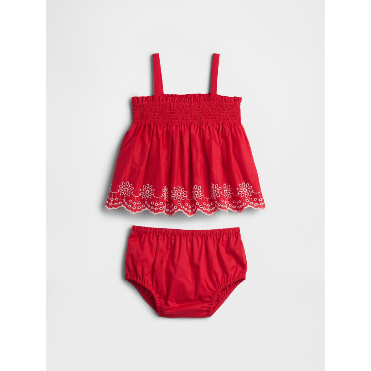 V-G EYELET TANK SET - PURE RED V2 