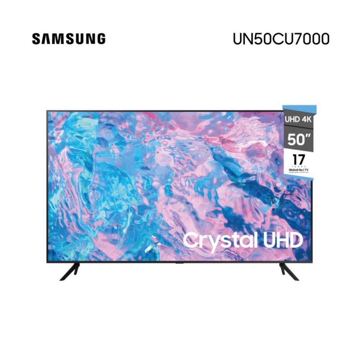 Smart TV 4K Samsung 50 UHD - UN50CU7000 