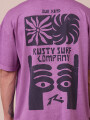 T-SHIRT LUGO RUSTY Vino