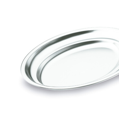 Fuente Oval de Acero Inoxidable 30 cm Fuente Oval de Acero Inoxidable 30 cm